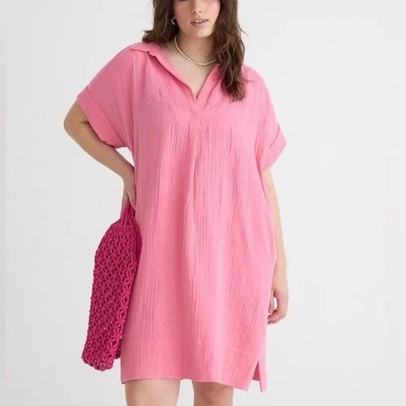 J. Crew Dresses & Skirts - J. Crew V-neck shirtdress in soft gauze M